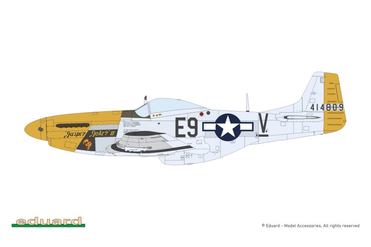1:48 Eduard 11196 North American P-51D Mustang Mighty Eight - Limited Edition - Amerikaans Propellervliegtuig - Edu11196 23 - EDU11196