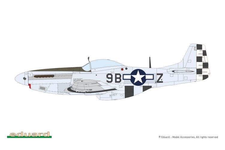 1:48 Eduard 11196 North American P-51D Mustang Mighty Eight - Limited Edition - Amerikaans Propellervliegtuig - Edu11196 28 - EDU11196