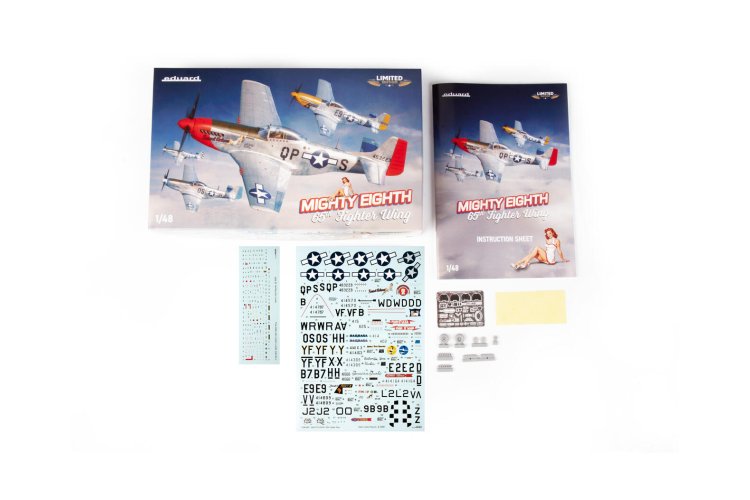 1:48 Eduard 11196 North American P-51D Mustang Mighty Eight - Limited Edition - Amerikaans Propellervliegtuig - Edu11196 3 - EDU11196