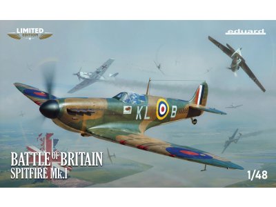 1:48 Eduard 11197 Battle of Britain Spitfire Mk.I WWII - Brits Propellervliegtuig - Edu11197 1 - EDU11197