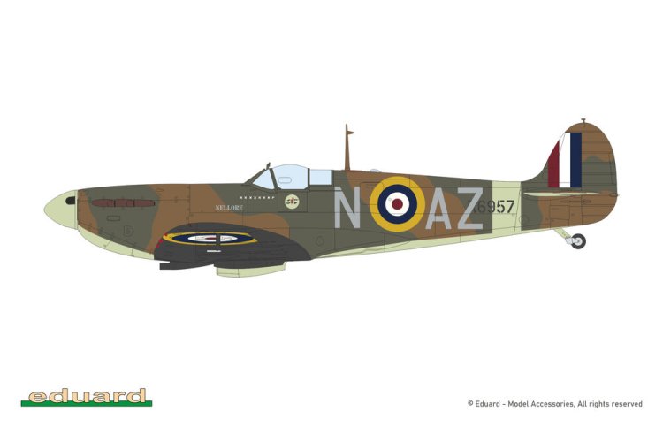 1:48 Eduard 11197 Battle of Britain Spitfire Mk.I WWII - Brits Propellervliegtuig - Edu11197 15 - EDU11197