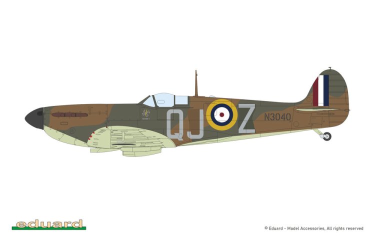 1:48 Eduard 11197 Battle of Britain Spitfire Mk.I WWII - Brits Propellervliegtuig - Edu11197 7 - EDU11197