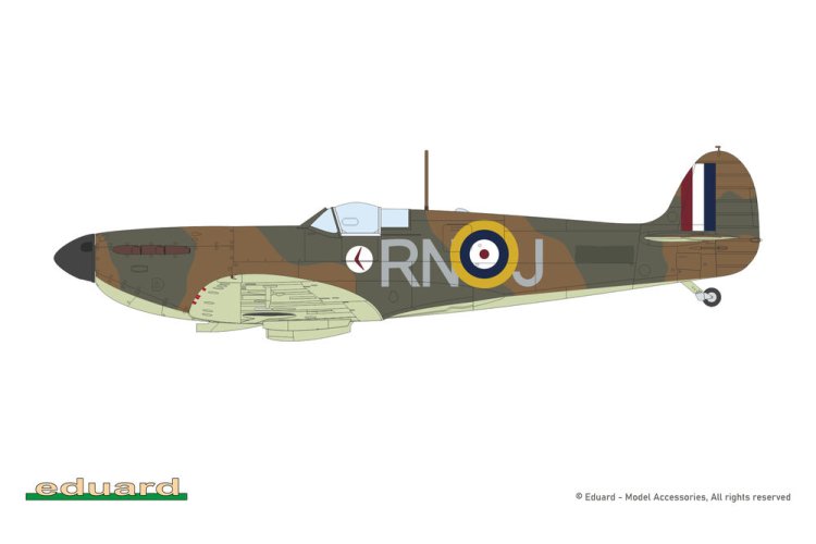 1:48 Eduard 11197 Battle of Britain Spitfire Mk.I WWII - Brits Propellervliegtuig - Edu11197 8 - EDU11197
