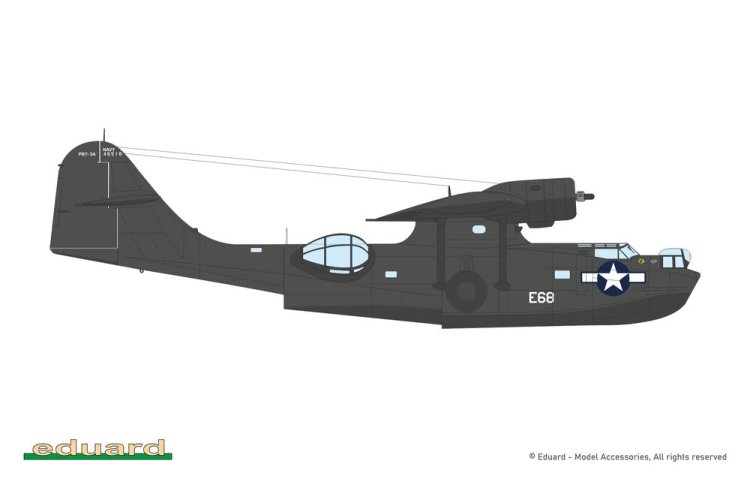 1:48 Eduard 11198 Consolidated PBY-5A Catalina WWII - Amerikaans Amfibievliegtuig - Edu11198 11 - EDU11198