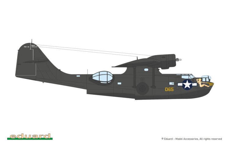 1:48 Eduard 11198 Consolidated PBY-5A Catalina WWII - Amerikaans Amfibievliegtuig - Edu11198 4 - EDU11198