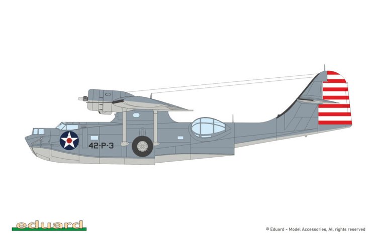 1:48 Eduard 11198 Consolidated PBY-5A Catalina WWII - Amerikaans Amfibievliegtuig - Edu11198 8 - EDU11198