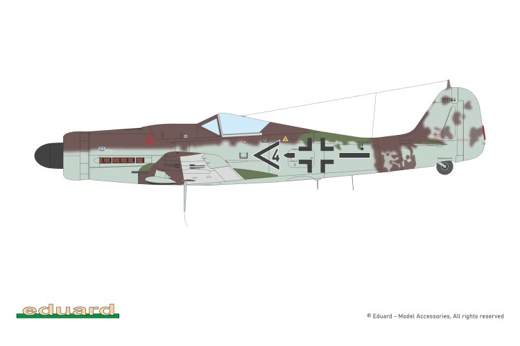 1:48 Eduard 11199 Wilde Sau Episode Three: Until the Fall of the Empire - Fw 190 A-8 / D-9 - German Night Fighters - Edu11199 10 - EDU11199