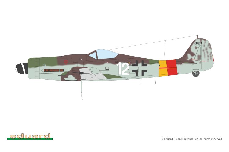 1:48 Eduard 11199 Wilde Sau Episode Three: Until the Fall of the Empire - Fw 190 A-8 / D-9 - German Night Fighters - Edu11199 11 - EDU11199