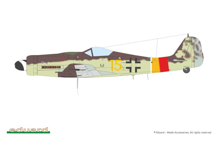 1:48 Eduard 11199 Wilde Sau Episode Three: Until the Fall of the Empire - Fw 190 A-8 / D-9 - German Night Fighters - Edu11199 12 - EDU11199
