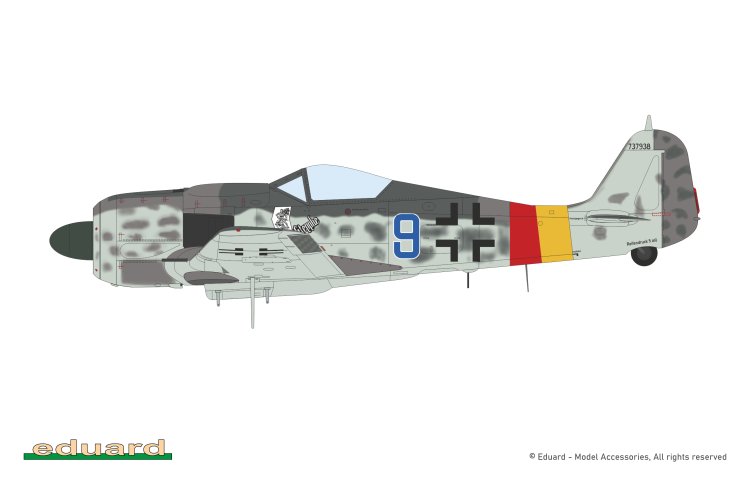 1:48 Eduard 11199 Wilde Sau Episode Three: Until the Fall of the Empire - Fw 190 A-8 / D-9 - German Night Fighters - Edu11199 7 - EDU11199