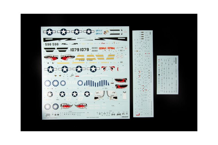 1:48 Eduard 11200 Sharks and Stallions P-40N Warhawk & P-51B/C Mustang WWII - 2 Amerikaanse Jachtvliegtuigen - Edu11200 6 - EDU11200