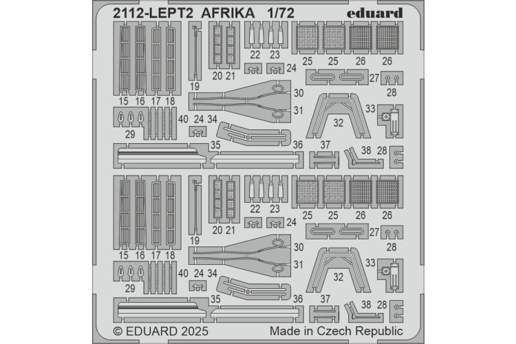 1:72 Eduard 2112 Messerschmitt Bf 109 - Limited Edition AFRIKA - Duo Set - 2 Propeller Aircraft - Edu2112 3 - EDU2112