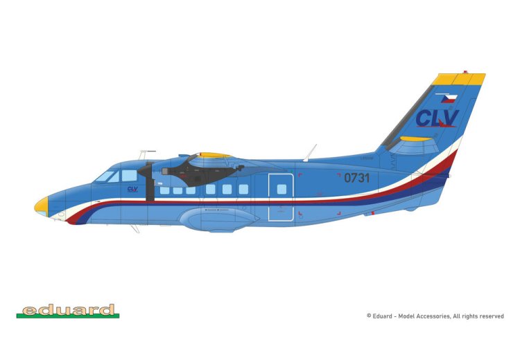 1:72 Eduard 2148 Let L-410 Turbolet - L-410UVP - Propeller Vliegtuig - Edu2148 3 - EDU2148