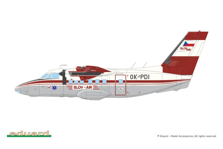 1:72 Eduard 2148 Let L-410 Turbolet - L-410UVP - Propeller Vliegtuig - Edu2148 6 - EDU2148