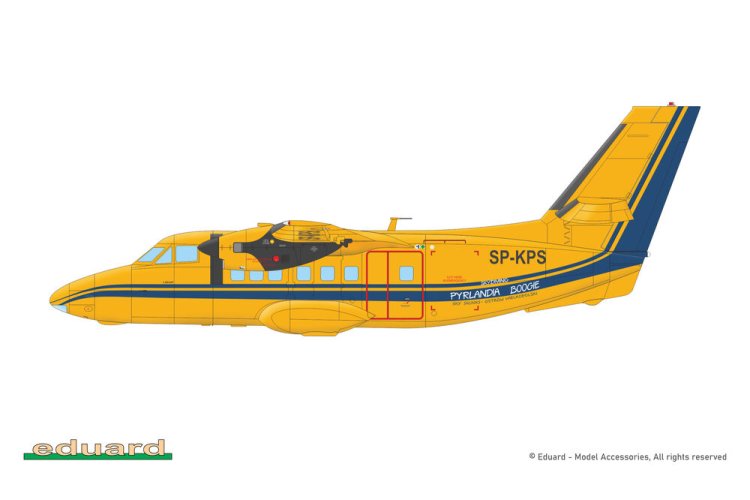1:72 Eduard 2148 Let L-410 Turbolet - L-410UVP - Propeller Vliegtuig - Edu2148 7 - EDU2148