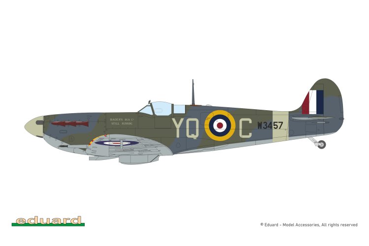 1:72 Eduard 2154 Spitfire Story: The Sweeps - WWII Supermarine Spitfire Mk.Vb - Dual Combo - 2 Britse Propellervliegtuigen - Edu2154 12 - EDU2154