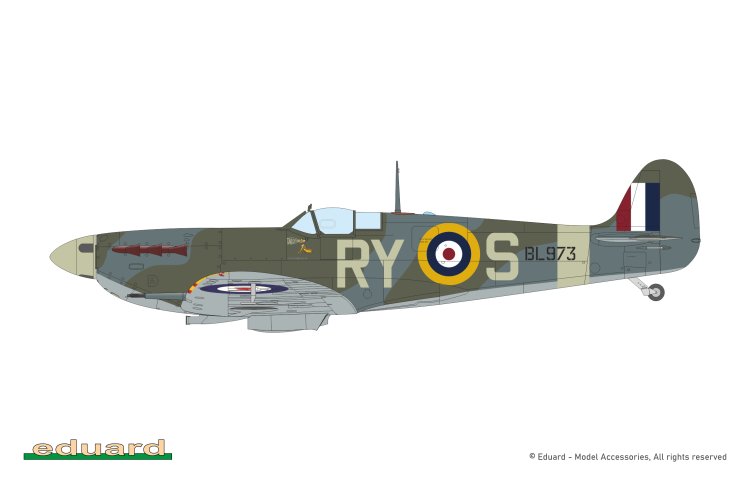 1:72 Eduard 2154 Spitfire Story: The Sweeps - WWII Supermarine Spitfire Mk.Vb - Dual Combo - 2 Britse Propellervliegtuigen - Edu2154 14 - EDU2154