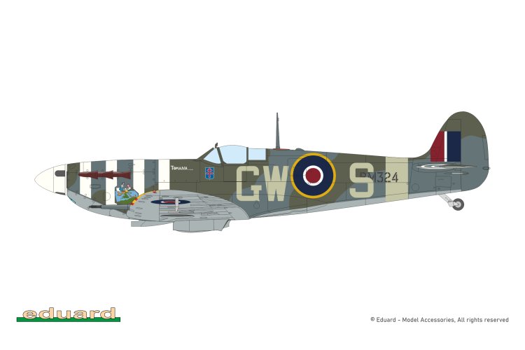 1:72 Eduard 2154 Spitfire Story: The Sweeps - WWII Supermarine Spitfire Mk.Vb - Dual Combo - 2 Britse Propellervliegtuigen - Edu2154 16 - EDU2154