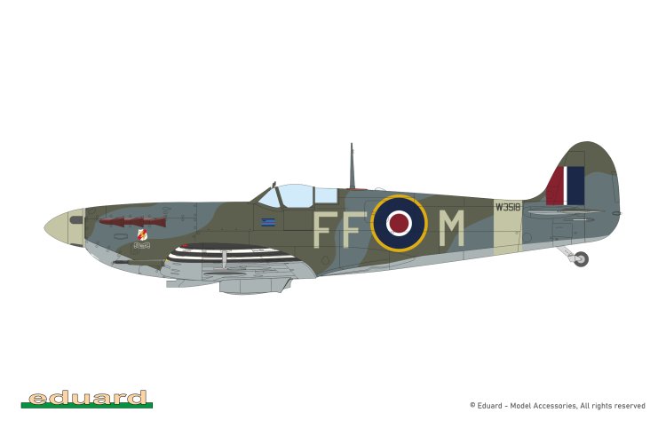 1:72 Eduard 2154 Spitfire Story: The Sweeps - WWII Supermarine Spitfire Mk.Vb - Dual Combo - 2 Britse Propellervliegtuigen - Edu2154 20 - EDU2154