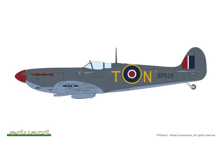1:72 Eduard 2154 Spitfire Story: The Sweeps - WWII Supermarine Spitfire Mk.Vb - Dual Combo - 2 Britse Propellervliegtuigen - Edu2154 22 - EDU2154