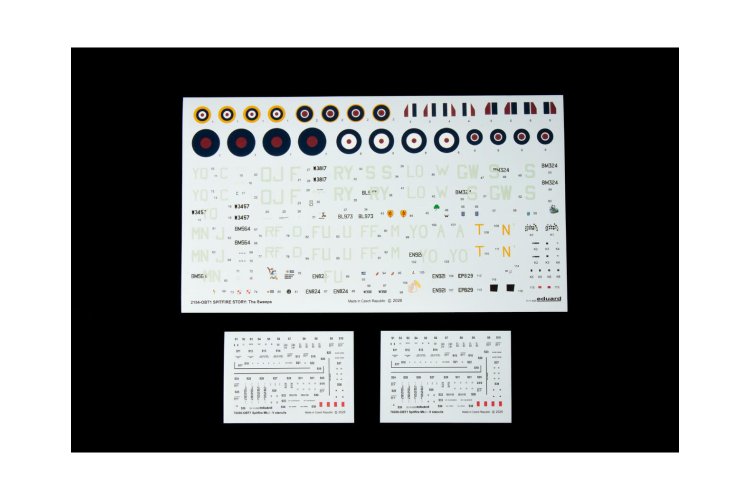1:72 Eduard 2154 Spitfire Story: The Sweeps - WWII Supermarine Spitfire Mk.Vb - Dual Combo - 2 Britse Propellervliegtuigen - Edu2154 5 - EDU2154