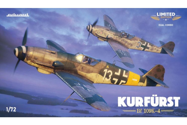 1:72 Eduard 2155 Kurf&uuml;rst - Messerschmitt Bf 109-4 - Dual Combo Limited Edition - 2 Opties - Duits Vliegtuig - Edu2155 1 - EDU2155