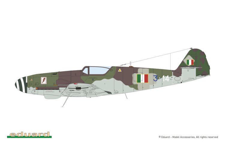 1:72 Eduard 2155 Kurf&uuml;rst - Messerschmitt Bf 109-4 - Dual Combo Limited Edition - 2 Opties - Duits Vliegtuig - Edu2155 10 - EDU2155