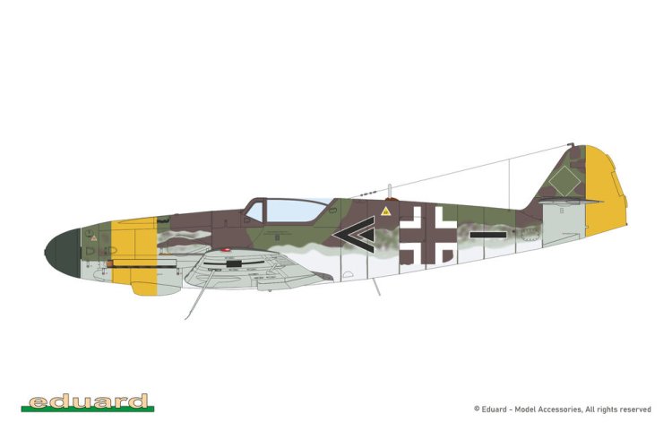 1:72 Eduard 2155 Kurf&uuml;rst - Messerschmitt Bf 109-4 - Dual Combo Limited Edition - 2 Opties - Duits Vliegtuig - Edu2155 2 - EDU2155