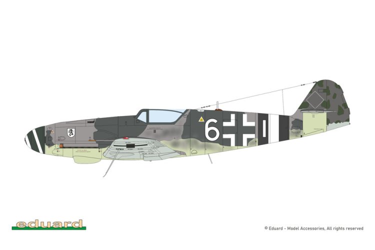 1:72 Eduard 2155 Kurf&uuml;rst - Messerschmitt Bf 109-4 - Dual Combo Limited Edition - 2 Opties - Duits Vliegtuig - Edu2155 4 - EDU2155