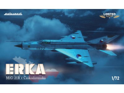 1:72 Eduard 2156 ERKA MiG-21R v Československu - Tsjechoslowaakse Straaljager - Edu2156 1 - EDU2156