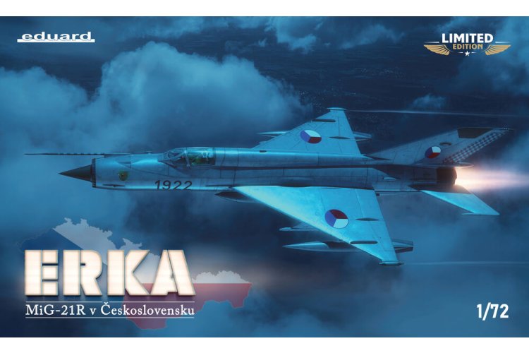 1:72 Eduard 2156 ERKA MiG-21R v Československu - Tsjechoslowaakse Straaljager - Edu2156 1 - EDU2156