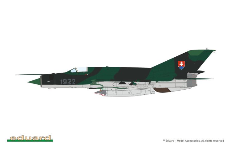 1:72 Eduard 2156 ERKA MiG-21R v Československu - Tsjechoslowaakse Straaljager - Edu2156 10 - EDU2156