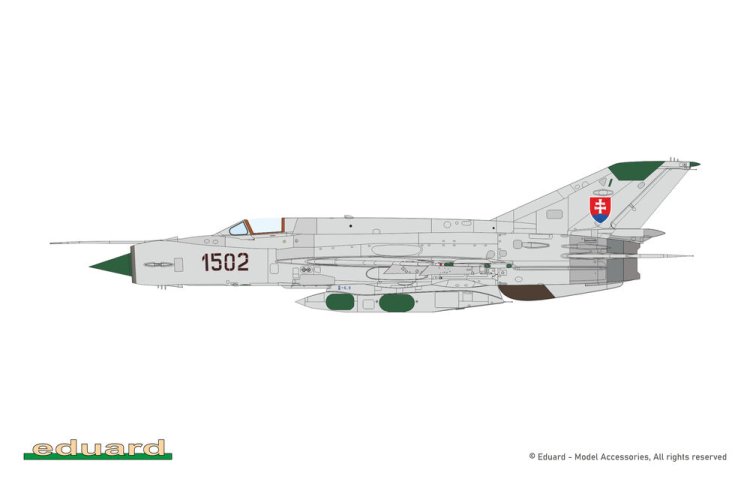 1:72 Eduard 2156 ERKA MiG-21R v Československu - Tsjechoslowaakse Straaljager - Edu2156 6 - EDU2156