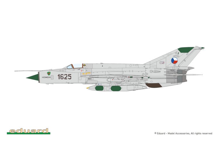1:72 Eduard 2156 ERKA MiG-21R v Československu - Tsjechoslowaakse Straaljager - Edu2156 8 - EDU2156