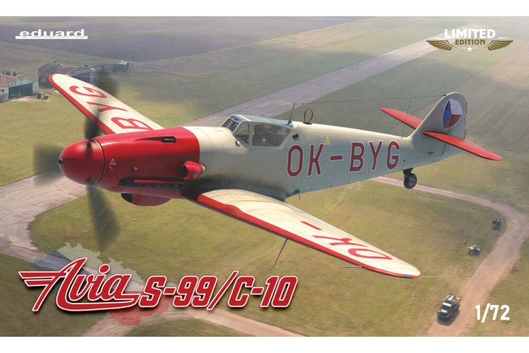 1:72 Eduard 2157 Avia S-99/C-10 - Limited Edition - Tsjechoslowaaks Jachtvliegtuig - Edu2157 1 - EDU2157