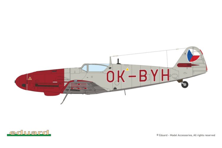 1:72 Eduard 2157 Avia S-99/C-10 - Limited Edition - Tsjechoslowaaks Jachtvliegtuig - Edu2157 3 - EDU2157