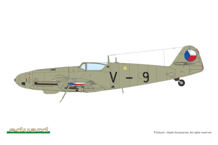 1:72 Eduard 2157 Avia S-99/C-10 - Limited Edition - Tsjechoslowaaks Jachtvliegtuig - Edu2157 5 - EDU2157