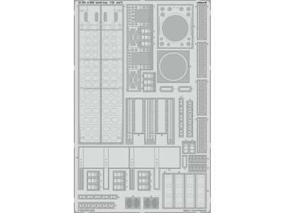 1:32 Eduard 32454 Accessoires for A-26B Bomb Bay HobbyBoss - Edu32454 xs 1 - EDU32454-XS