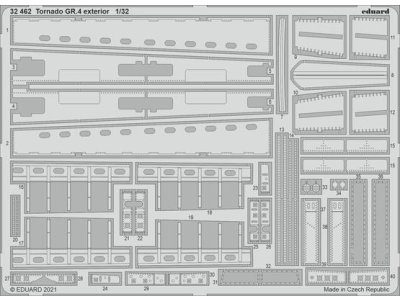 1:32 Eduard 32462 Tornado GR.4 exterior for Italeri - Edu32462 xs - EDU32462-XS