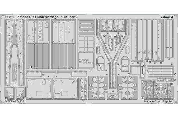 1:32 Eduard 32982 Tornado GR.4 Undercarriage for Italeri - Edu32982 xs 2 - EDU32982-XS