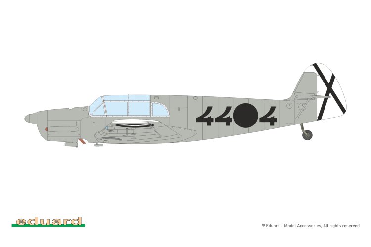 1:32 Eduard 3405 Messerschmitt Bf 108 Taifun - Weekend Edition - Propeller Aircraft - Edu3405 15 - EDU3405