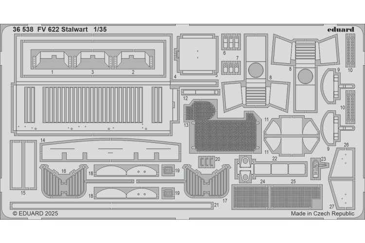 1:35 Eduard 36538 Accessoires Set voor FV662 Stalwart - Airfix - Edu36538 xs 1 - EDU36538-XS