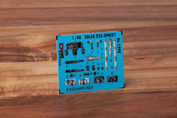 1:48 Eduard 3DL48255 Space &ndash; Decal Set for Hs 129B &ndash; Takom - Edu3dl48255 xs 2 - EDU3DL48255-XS