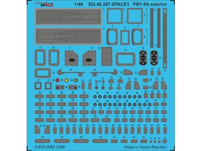 1:48 Eduard 3DL48287 Space - Exterieur voor Consolidated PBY-5A Catalina - Eduard & Revell - Edu3dl48287 xs 1 - EDU3DL48287-XS