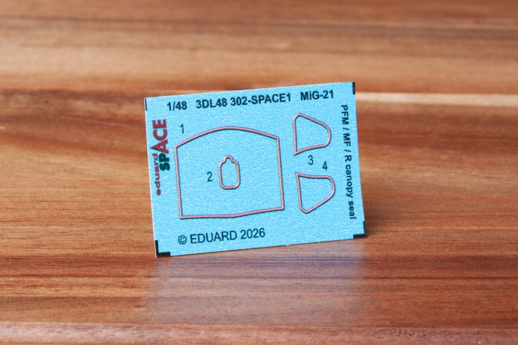 1:48 Eduard 3DL48302 SPACE - Cockpit Seals for Mikoyan-Gurevich MiG-21PFM/MF/R - Eduard - Edu3dl48302 xs 2 - EDU3DL48302-XS