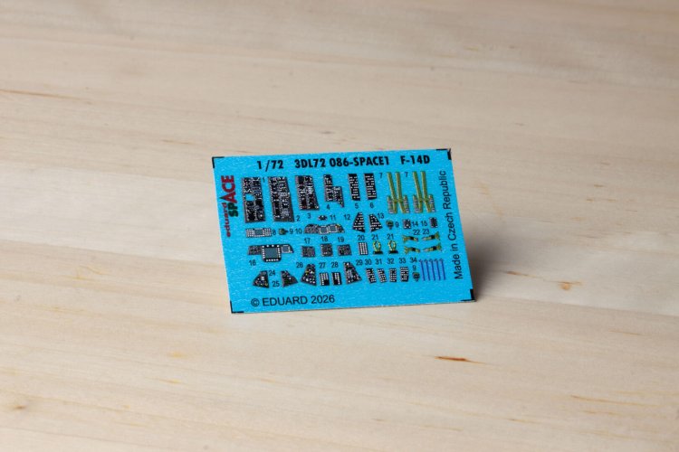 1:72 Eduard 3DL72086 Interieur 3D Decals voor Grumman F-14D Tomcat - Tamiya - Edu3dl72086 xs 2 - EDU3DL72086-XS