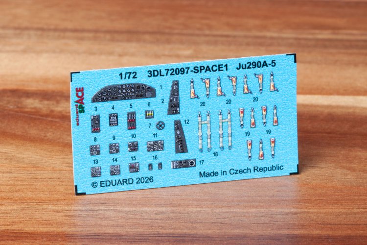 1:72 Eduard 3DL72097 SPACE - Accessories Set for Junkers Ju 290A-5 - Revell - Edu3dl72097 xs 2 - EDU3DL72097-XS