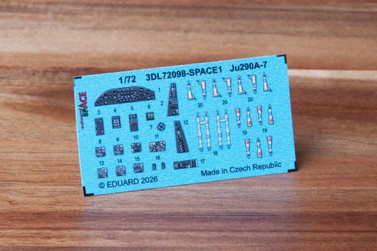 1:72 Eduard 3DL72098 SPACE - Accessories Set for Junkers Ju 290A-7 - Revell - Edu3dl72098 xs 2 - EDU3DL72098-XS