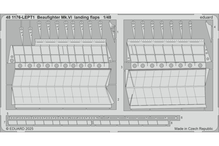 1:48 Eduard 481176 Landingskleppen voor Beaufighter Mk. VI - Revell - Edu481176 xs 1 - EDU481176-XS