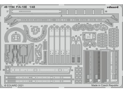 1:48 Eduard 491194 Accessoires for F/A-18E for MENG - Edu491194 xs - EDU491194-XS